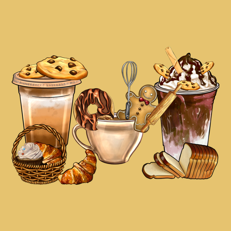 Bakery Coffee Cups With Cookie Bbs Premium Sweatshirt by BundleAndBundleShop | Teevron