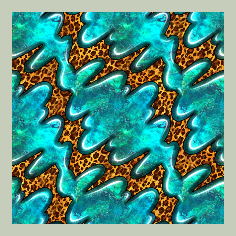 Turquoise Leopard Seamless Pattern Classic Tee by BundleAndBundleShop | Teevron