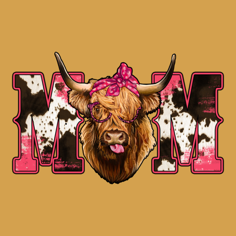 Western Highland Cow Mom Urban Hoodie by HowdyJamesFarm | Teevron