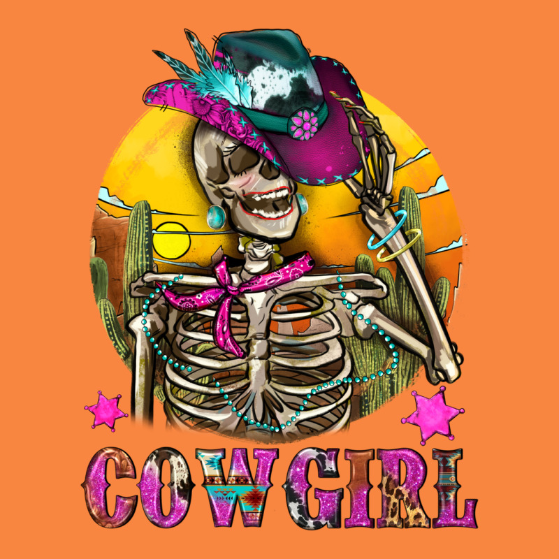 Cowgirl Skeleton With Landscape Premium Sweatshirt by BundleAndBundleShop | Teevron