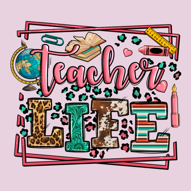 Teacher Life Leopard Frame Classic Tee by LillyAllenDesigns | Teevron