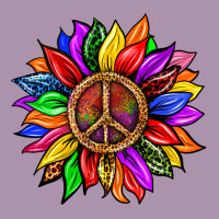 Pride Lgbtq+ Sunflower With Peace Heavyweight Hoodie | Teevron
