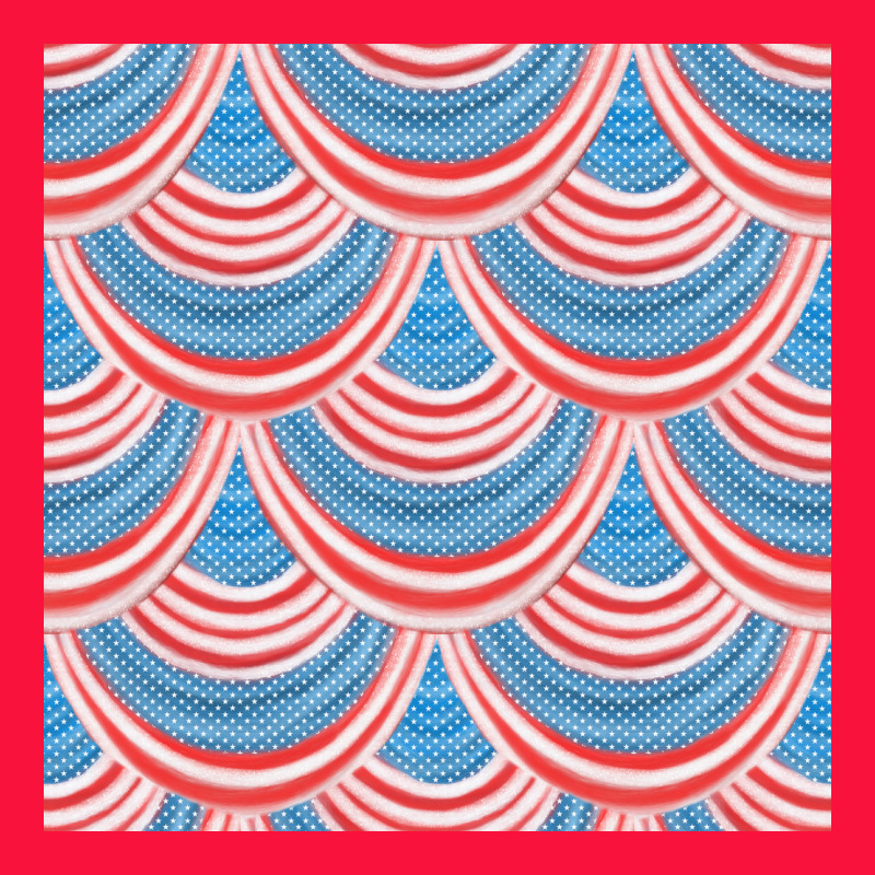 American Flag Seamless Pattern Classic Tee by BundleAndBundleShop | Teevron