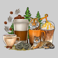 Coffee Cups Tiger With Coffee Beans Premium Tee | Teevron
