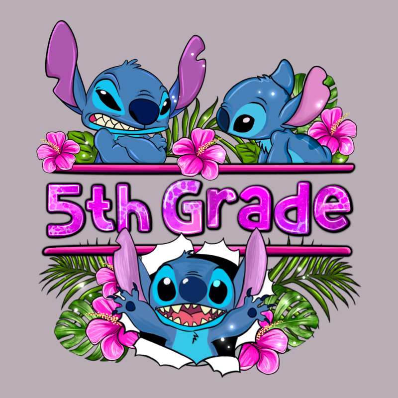 Preview Flower Stitch 5th Grade Vintage Tee by AdoDesignShop | Teevron
