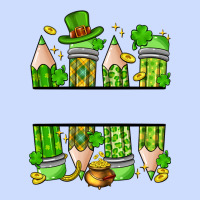 Personalized St. Patrick's Day Pencils Urban Heavy Tee | Teevron