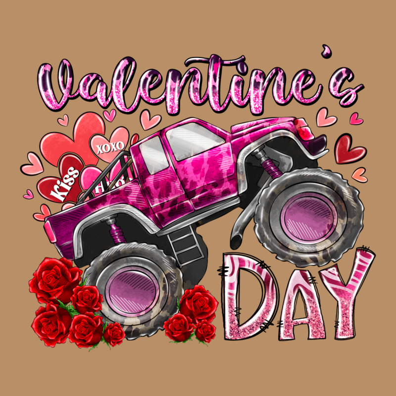 Valentines Day Monster Truck Vintage Hoodie by RacoonDesign | Teevron