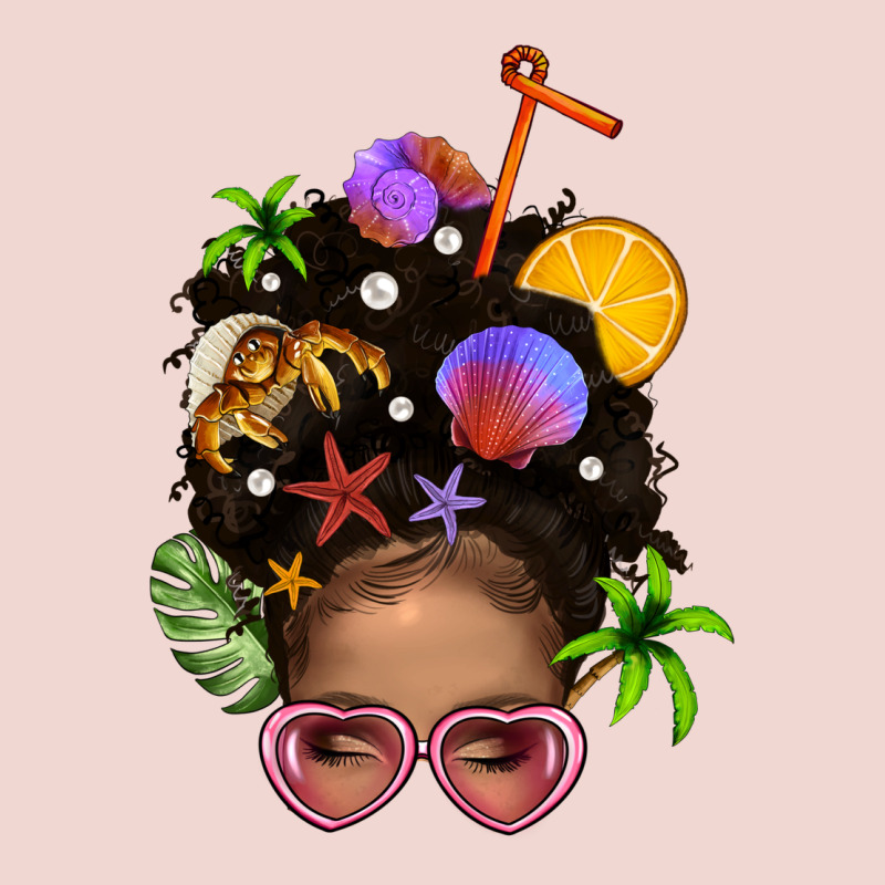 Beach Hair Afro Messy Bun Bbs Premium Sweatshirt by BundleAndBundleShop | Teevron