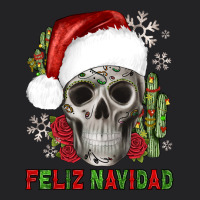 Feliz Navidad Skull Cactus Vintage Tee | Teevron