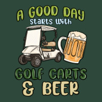 A God Day Starts With Golf Carts And Beer Zipper Hoodie | Teevron