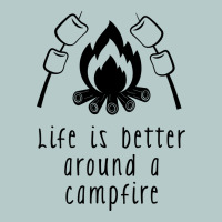 Life Is Better Around A Campfire Heavy Core Tee | Teevron