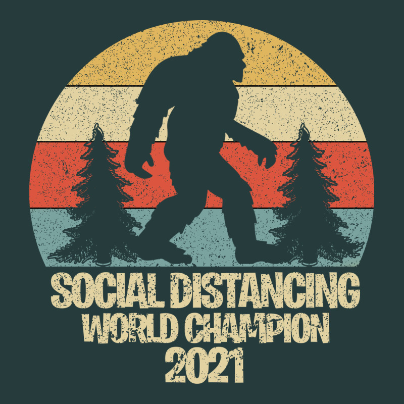 Bigfoot Social Distancing World Champion Premium Hoodie by Bettercallsaul | Teevron