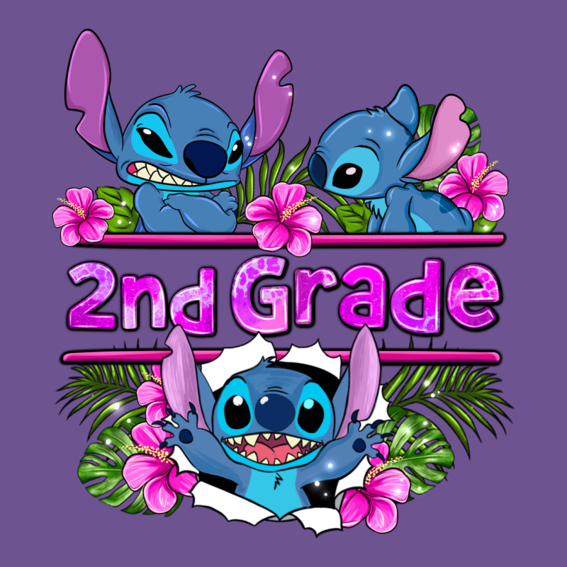 Preview Flower Stitch 2nd Grade Vintage Tee by AdoDesignShop | Teevron
