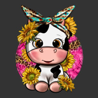 cut cow with sunflower and leopard  pink | Teevron