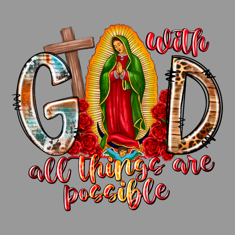 With God All Things Are Possible Vintage Hoodie by RacoonDesign | Teevron