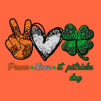 Peace Love St Patrick's Day Premium Hoodie | Teevron