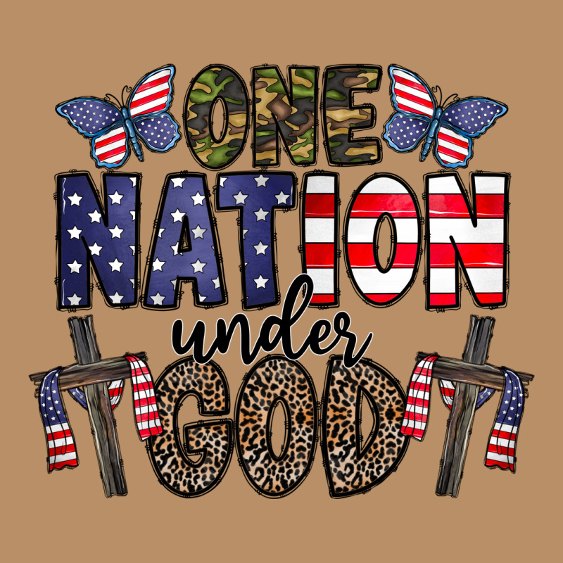One Nation Under God Vintage Hoodie by CowhideDigitalArt | Teevron