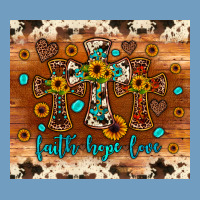 Faith Hope Love Cross Urban Heavy Tee | Teevron