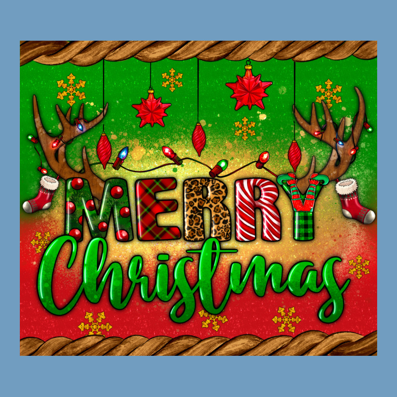 Merry Christmas Tumbler Urban Heavy Tee by BundleAndBundleShop | Teevron