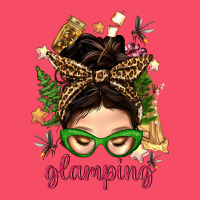 Glamping Messy Bun With Glamping Camp Tent Bbs Premium Sweatshirt | Teevron