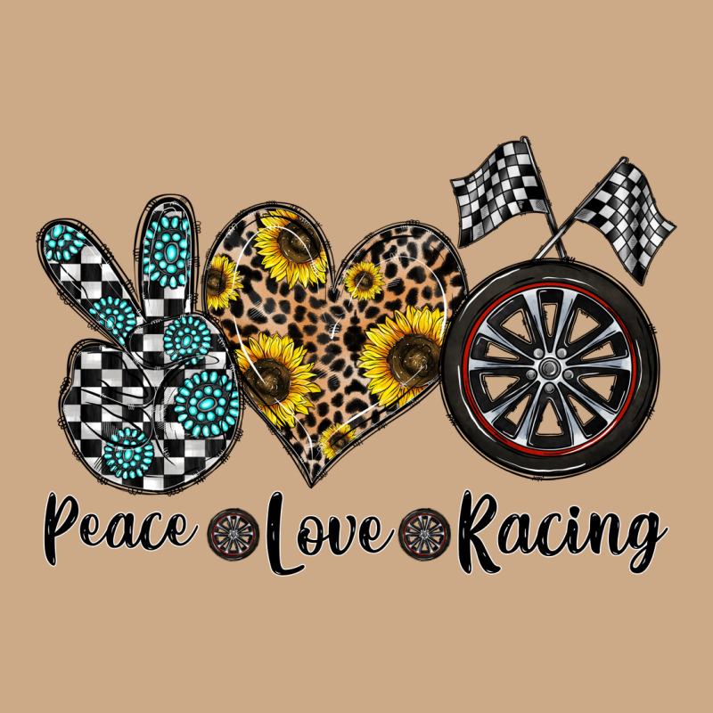 Peace Love Racing Vintage Hoodie by CowhideDigitalArt | Teevron