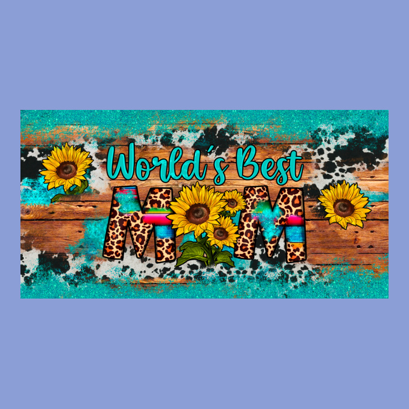 World's Best Mom Sunflower License Plate Long Sleeve Tee by Artiststas | Teevron