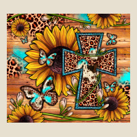 Cross Sunflower Butterfly Urban Heavy Tee | Teevron