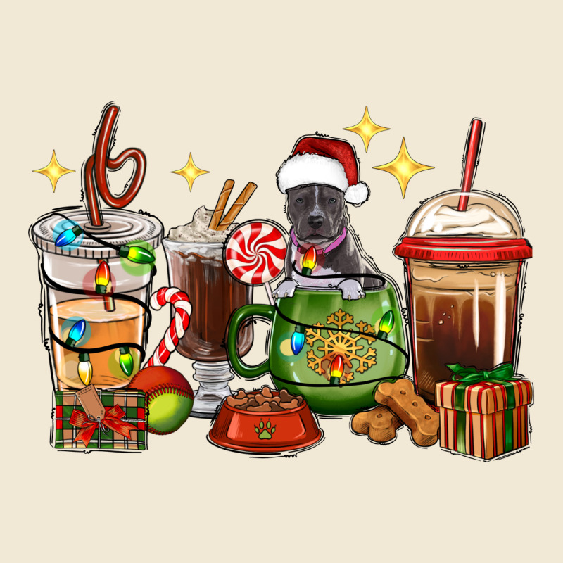 Christmas Coffee Cups With Pitbull Premium Tee by RanaPortraitStore | Teevron