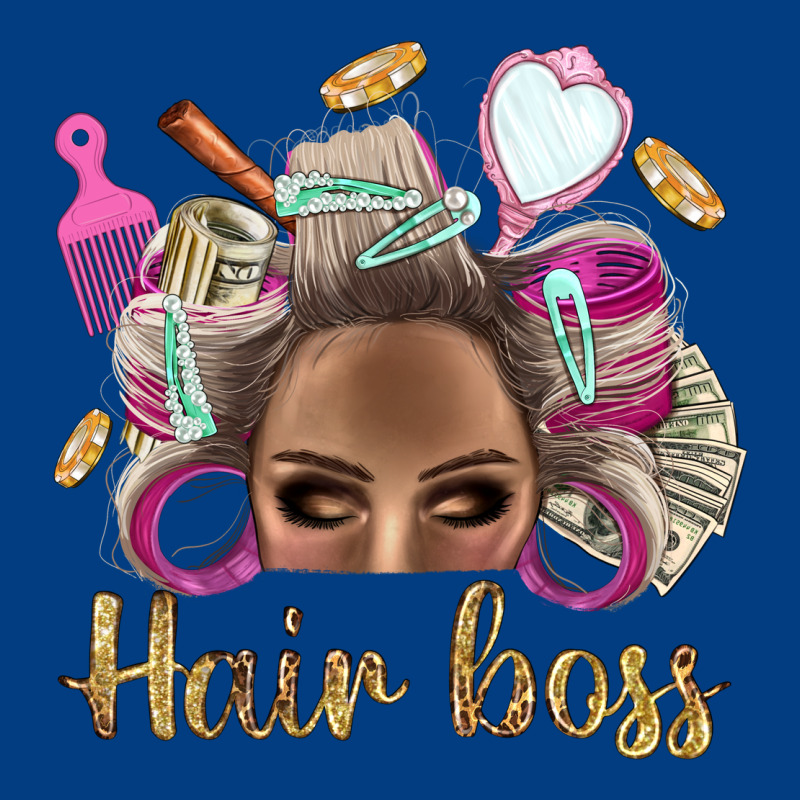 Hair Boss Afro Messy Bun With Money Bbs Premium Sweatshirt by BundleAndBundleShop | Teevron