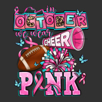In October We Wear Cheer Pink Football Urban Heavy Tee | Teevron