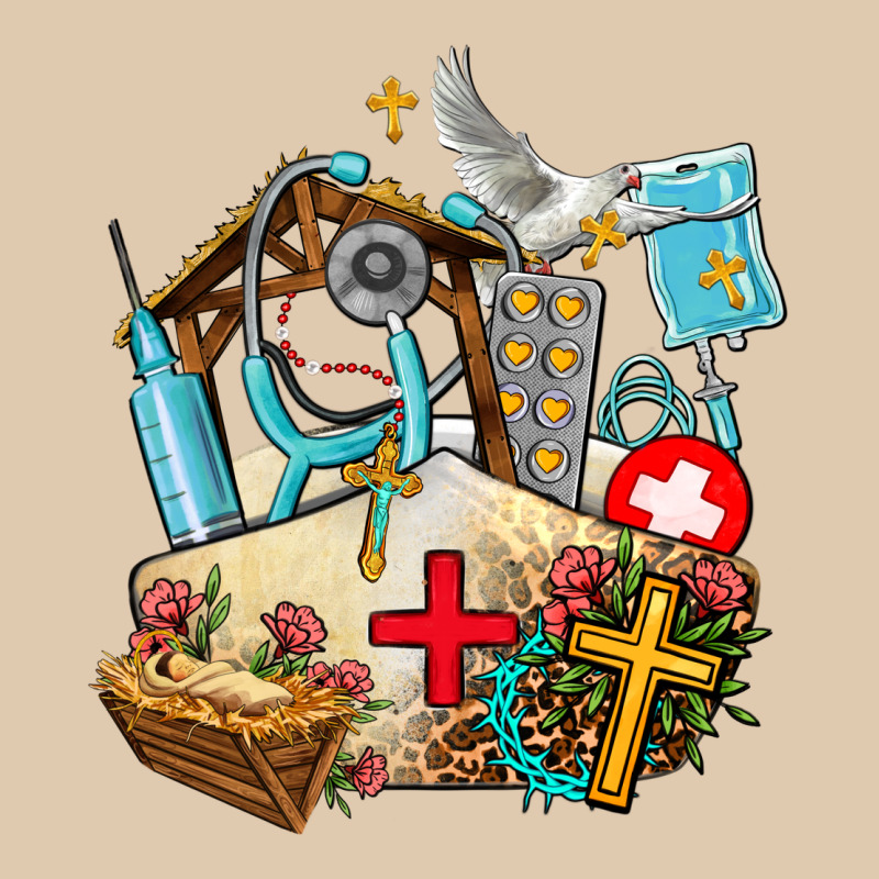 Nurse  Cross And Jesus Heavyweight Sweatshirt by AdoDesignShop | Teevron