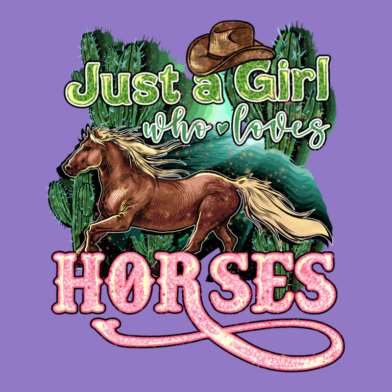 Just A Girl Who Loves Horses Urban Hoodie by HowdyJamesFarm | Teevron