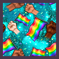 Pride Lgbtq Hands With Flag Seamless Pattern Heavyweight Hoodie | Teevron
