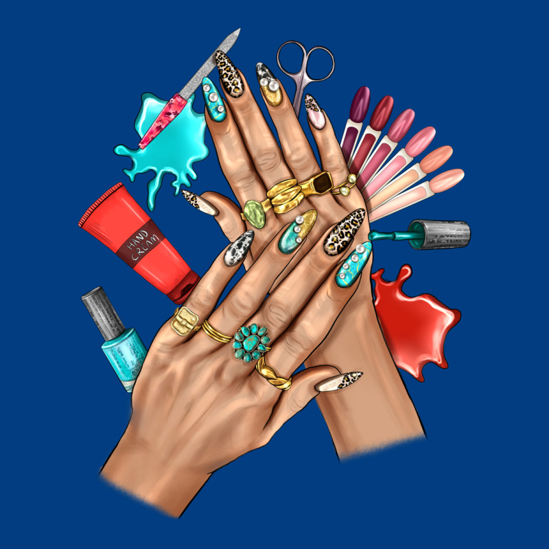 Western Nail Art With Nail Material Bbs Premium Sweatshirt by BundleAndBundleShop | Teevron