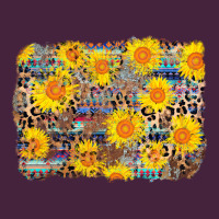 Aztec Sunflower Leopard Background Long Sleeve Tee | Teevron