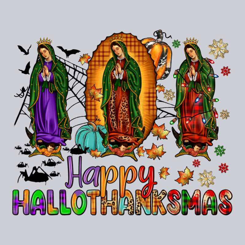 Our Lady Of Guadalupe Happy Hallothanksmas Heavyweight Sweatshirt by JahusDesignShop | Teevron