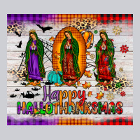 Our Lady Of Guadalupe Happy  Hallothanksmas Tumbler Heavyweight Sweatshirt | Teevron