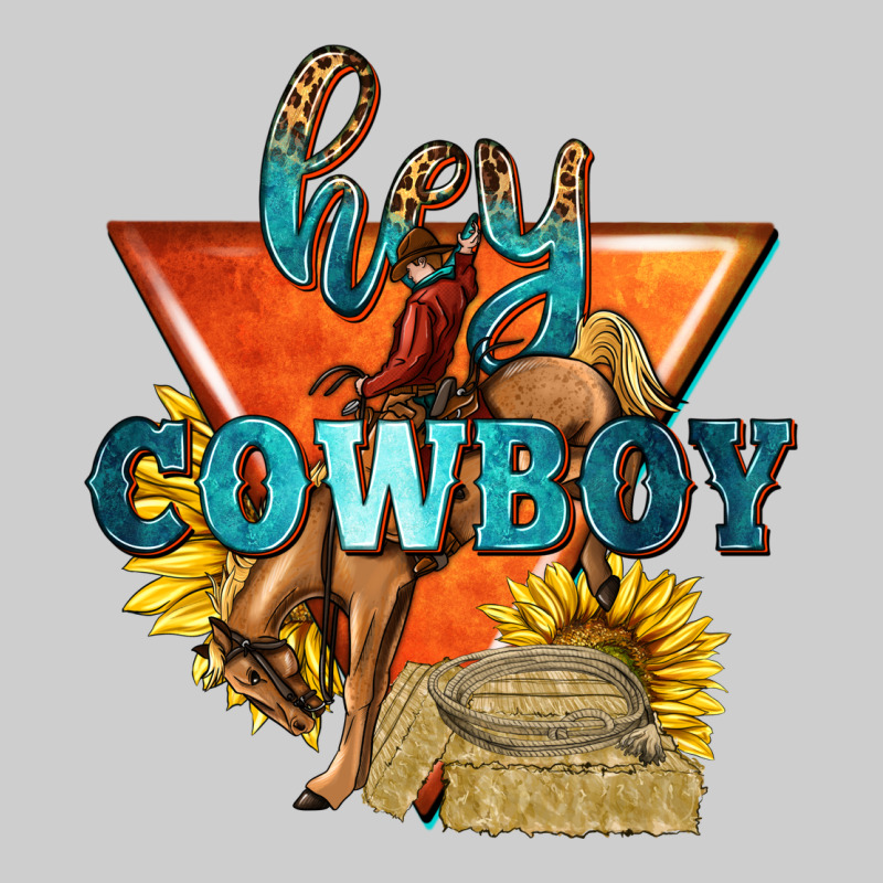 Hey Cowboy With Sunflowers Premium Tee by texasbilliewilder | Teevron