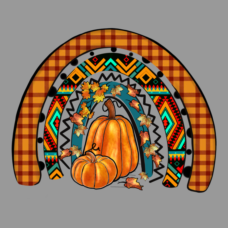 Fall Pumpkin Rainbow Vintage Hoodie by JahusDesignShop | Teevron