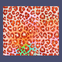 Orange Leopard Glitter Vintage Tee | Teevron