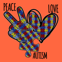 Peace Love Autism Premium Hoodie | Teevron