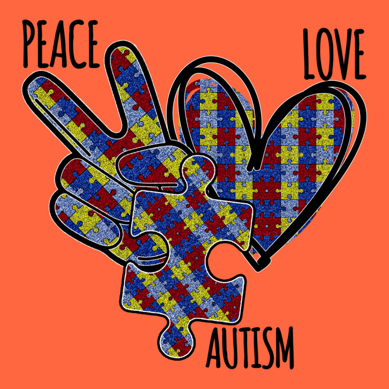 Peace Love Autism Premium Hoodie by Bettercallsaul | Teevron