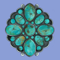 Turquoise Gemstone Long Sleeve Tee | Teevron