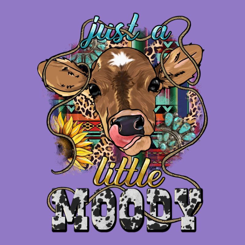 Just A Little Moody Baby Cow Urban Hoodie by HowdyJamesFarm | Teevron