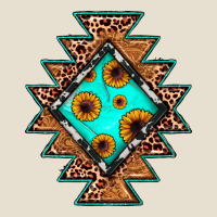 Aztec Leopard Turquoise Sunflower Urban Heavy Tee | Teevron