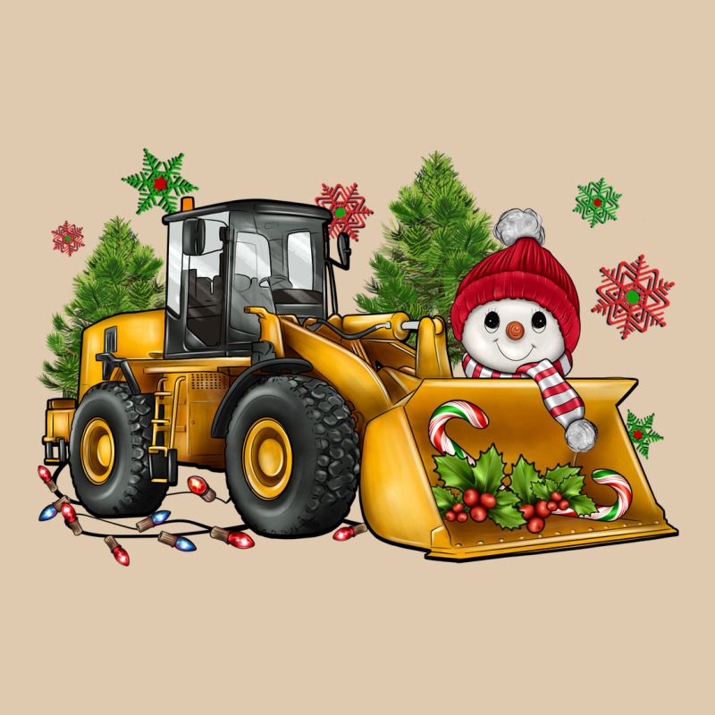 Christmas Bulldozer Snowman Heavyweight Sweatshirt by JahusDesignShop | Teevron