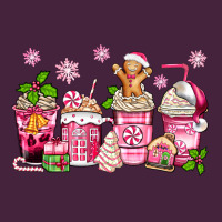 Pink Christmas Coffee Cups Premium Tee | Teevron