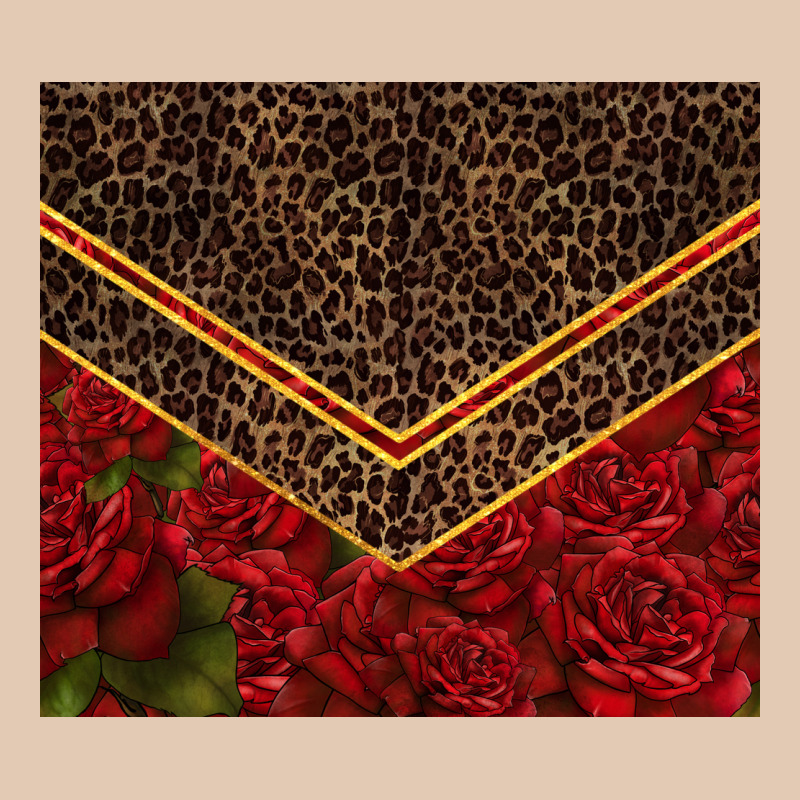 Red Roses With Leopard Urban Hoodie by TumblerDesignByShophia | Teevron