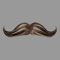 Brown Moustache Fa Element Vintage Hoodie | Teevron