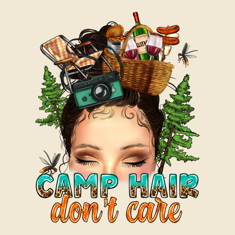 Messy Bun Camp Hair Dont Care Premium Tee by texasbilliewilder | Teevron